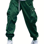 Men’s Multi-Pocket Cargo Pants – Casual Hip-Hop Streetwear Trousers