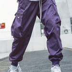 Men’s Multi-Pocket Cargo Pants – Casual Hip-Hop Streetwear Trousers