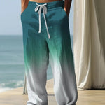 Peywa Men’s 3D Printed Pants – Outdoor Street Style Polyester Trousers