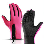 Peywa Winter Touchscreen Motorcycle Gloves – Waterproof & Fleece Lined