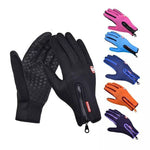 Peywa Winter Touchscreen Motorcycle Gloves – Waterproof & Fleece Lined