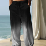 Peywa Men’s 3D Printed Pants – Outdoor Street Style Polyester Trousers