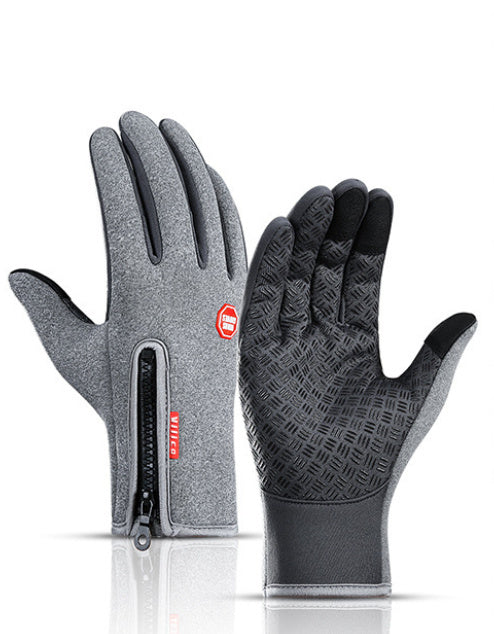 Peywa Winter Touchscreen Motorcycle Gloves – Waterproof & Fleece Lined