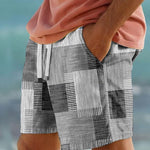 Men’s Digital Print Casual Shorts – Trendy Youth Streetwear