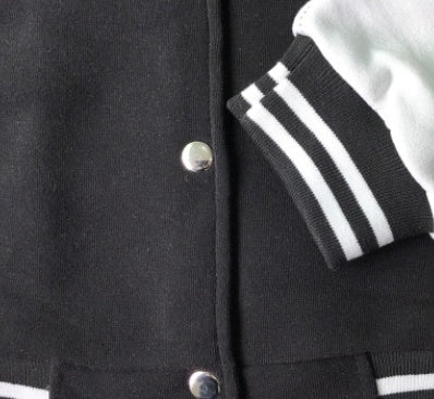 Peywa Men’s Baseball Jacket – Casual Cotton Loose Streetwear Coat