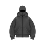 Peywa Fleece-Lined Double Hood Street Style Hoodie – Lamiyamal Design