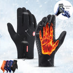 Peywa Winter Touchscreen Motorcycle Gloves – Waterproof & Fleece Lined