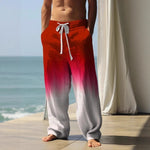 Peywa Men’s 3D Printed Pants – Outdoor Street Style Polyester Trousers