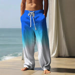 Peywa Men’s 3D Printed Pants – Outdoor Street Style Polyester Trousers