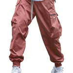Men’s Multi-Pocket Cargo Pants – Casual Hip-Hop Streetwear Trousers