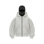 Peywa Fleece-Lined Double Hood Street Style Hoodie – Lamiyamal Design