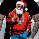 Unisex Christmas Printed T-Shirt – Casual Short Sleeve Tee