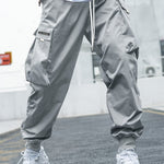 Men’s Multi-Pocket Cargo Pants – Casual Hip-Hop Streetwear Trousers
