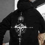 Men’s Autumn Winter Hoodie – Trendy Casual Drawstring Sweatshirt