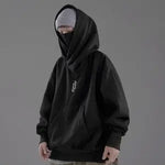 Peywa Men’s Spring Hooded Pullover Jacket – Loose Hip Hop Style