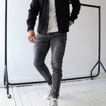 Men’s Brushed Casual Shirt – Youth Style Soft Long Sleeve Top