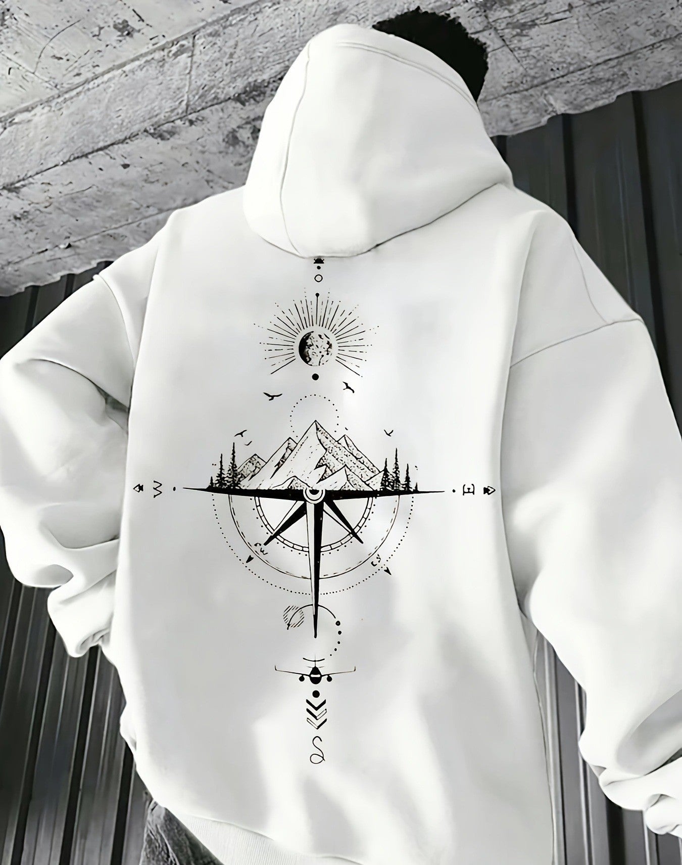 Men’s Autumn Winter Hoodie – Trendy Casual Drawstring Sweatshirt