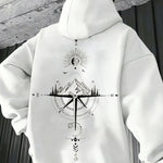 Men’s Autumn Winter Hoodie – Trendy Casual Drawstring Sweatshirt