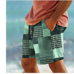 Men’s Digital Print Casual Shorts – Trendy Youth Streetwear