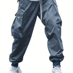 Men’s Multi-Pocket Cargo Pants – Casual Hip-Hop Streetwear Trousers
