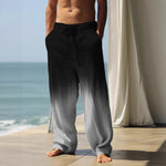 Peywa Men’s 3D Printed Pants – Outdoor Street Style Polyester Trousers