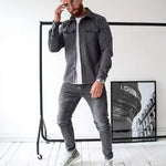 Men’s Brushed Casual Shirt – Youth Style Soft Long Sleeve Top